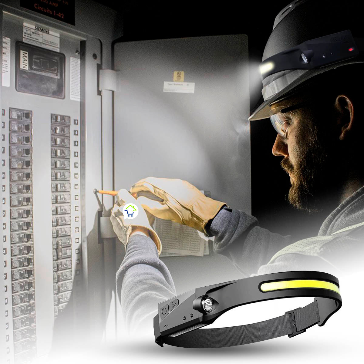 PowerBeam Pro® Linterna Minera Led Ajustable Hk005