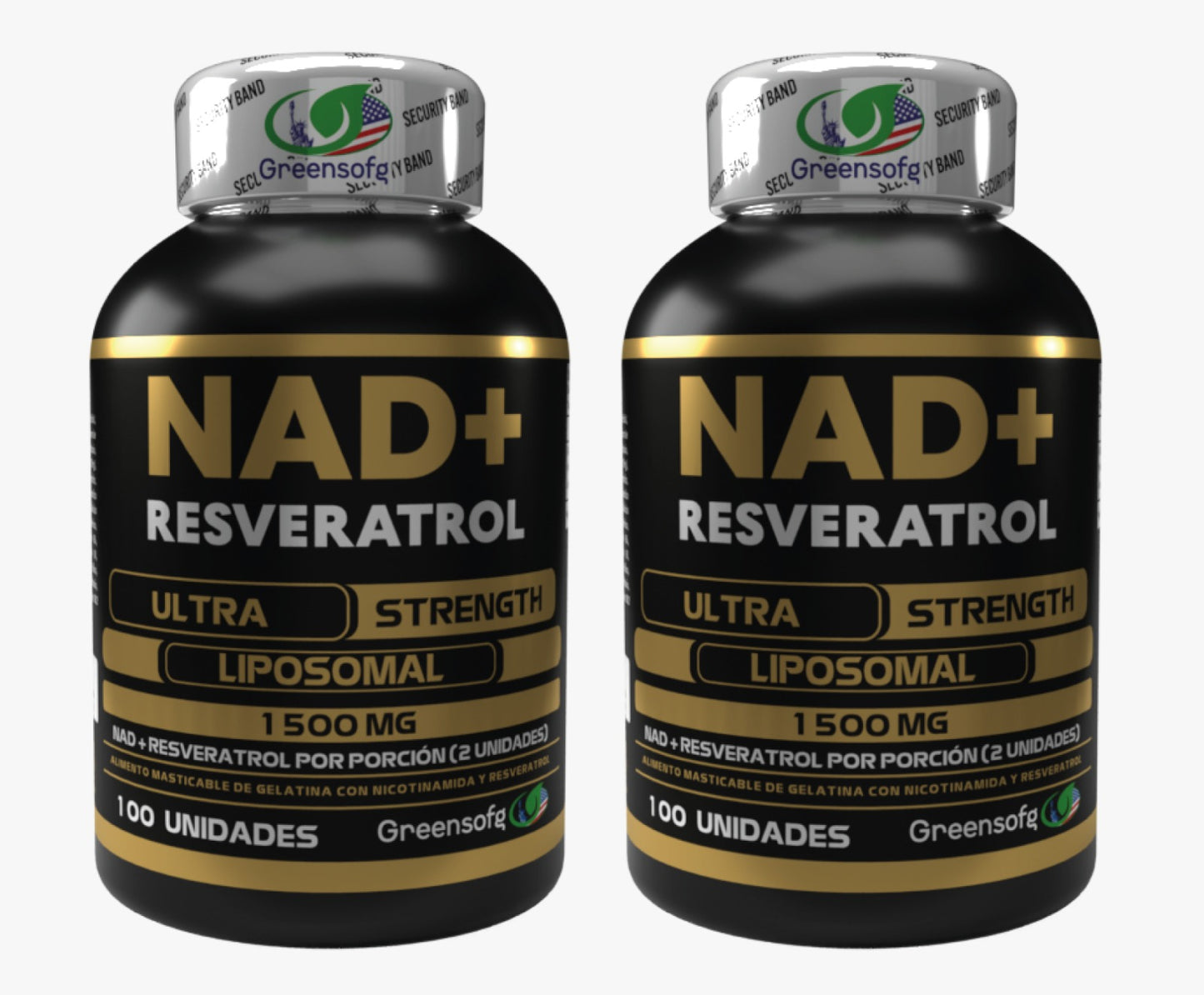 NAD+ Power® 2 FRASCOS Nad Resveratrol Con Invima