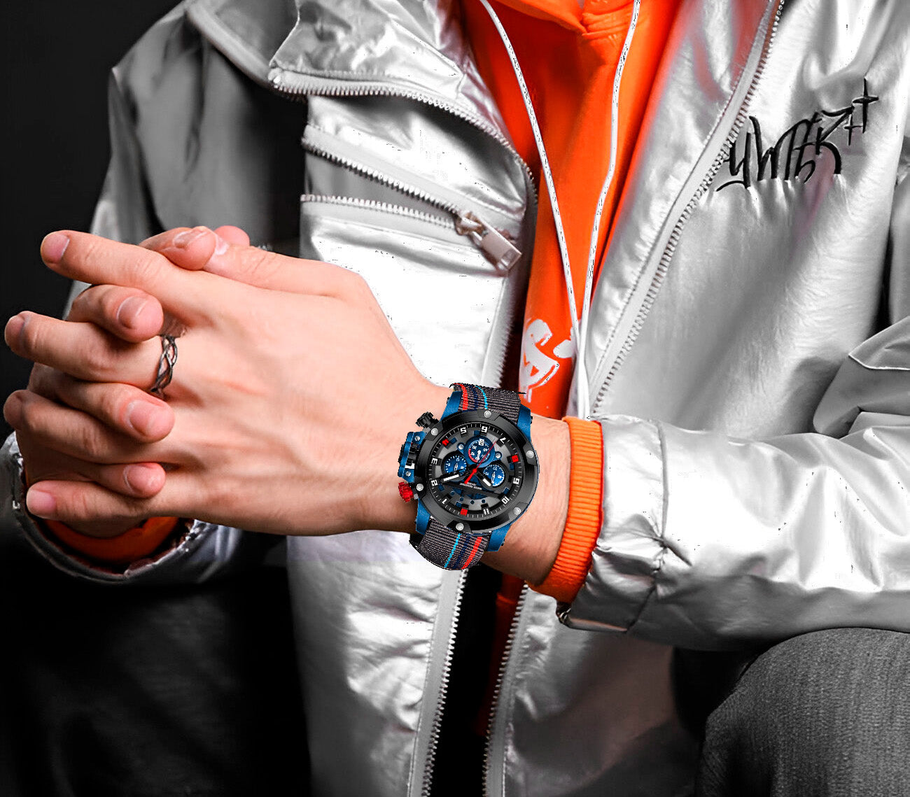 Gf Elite ® Reloj H4053g Cronografo